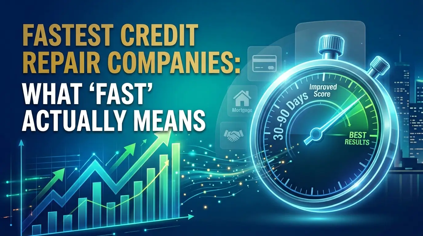Fastest Credit Repair Companies: What "Fast" Actually Means
