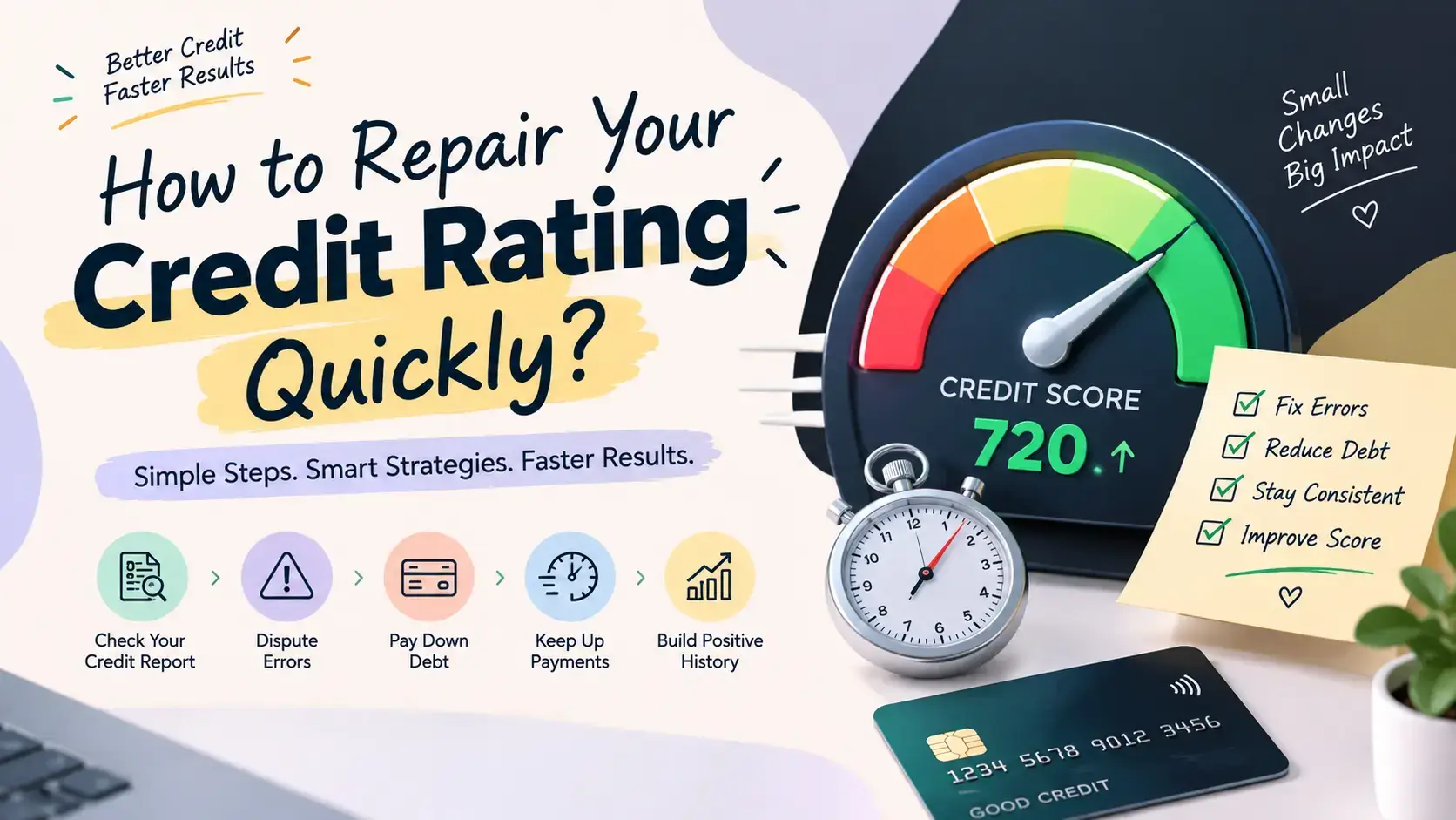 How to Repair Your Credit Rating Quickly?